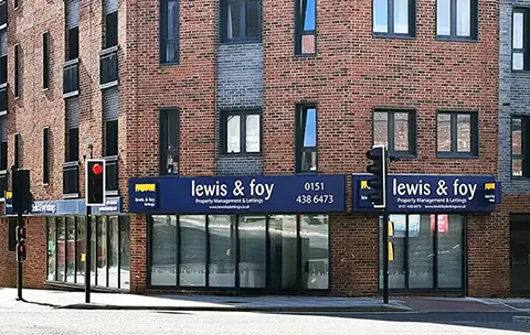 Lewis & Foy Lettings Office Front of Building
